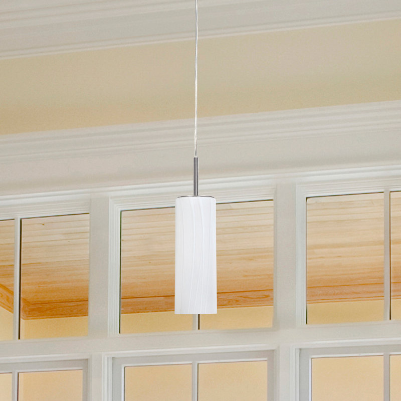 Geriyah 1 - Light Brushed Pewter Single Pendant