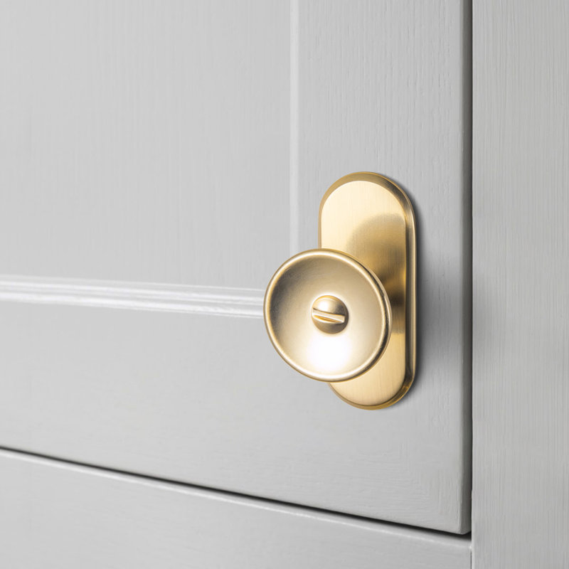 1.4'' Diameter Knob With Backboard-G021 Multipack, Champagne Bronze