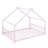 Modern Metal House Bed with Sturdy Construction-129109679
