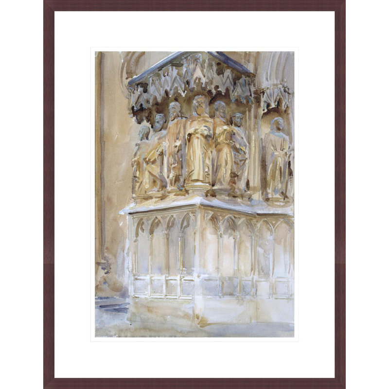 «Tarragona» par John Singer Sargent, impression giclée sur cadre, H 21,75 po x l 16,91 po
