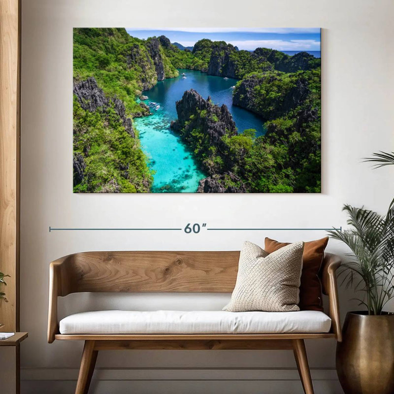 Falaises de Gillard El Nido, H 34 po x l 51 po