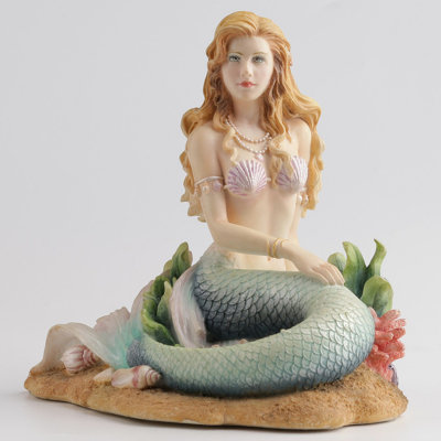 Figurine en résine 5,91 po L Enchanted Song Mermaid