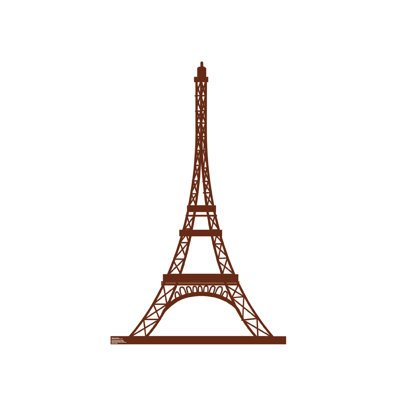 Paris 60'' Buildings & Architecture Cardboard Standup
