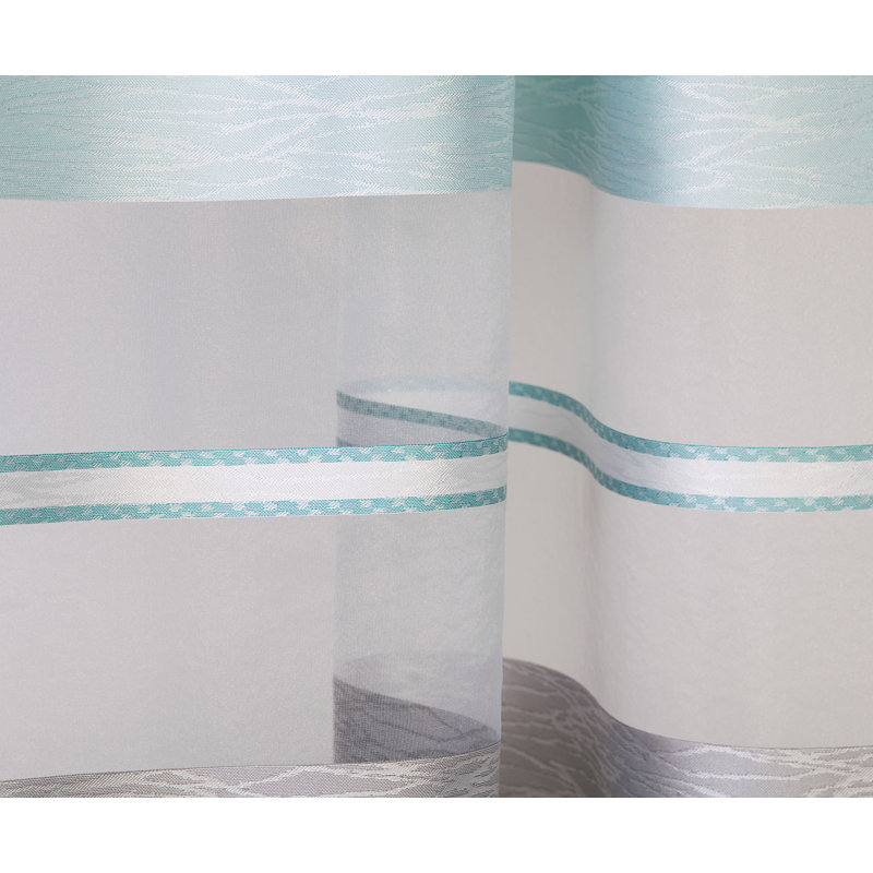 Sanostee Room Darkening Curtain, Blue/Grey