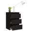 Ikeny 40cm W Manufactured Wood Bedside Table