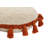 Housse et insert de coussin décoratif circulaire-66903243