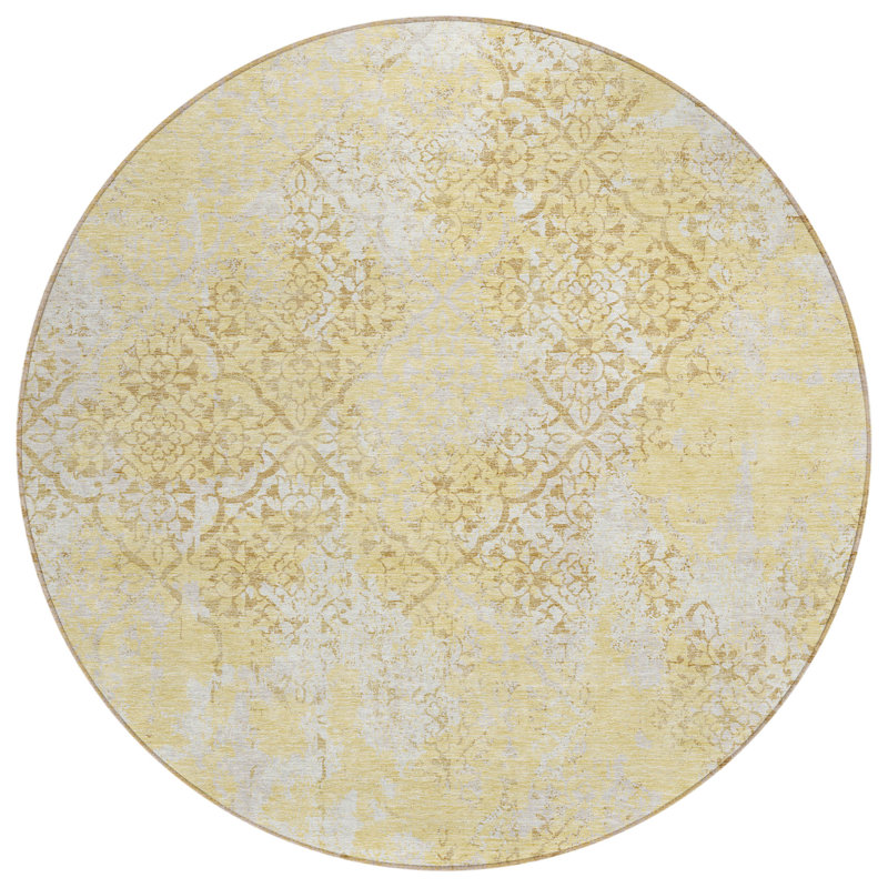 Tapis intérieur / extérieur Ziyamet, Rond 8 pi