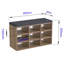 9 Pair Shoe Storage Bench