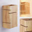 Solid Wood Flush Mounted Sconce