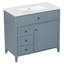 Meuble-lavabo de salle de bain 36 po bleu gris - Style moderne | Idée cadeau-734677027-734677025
