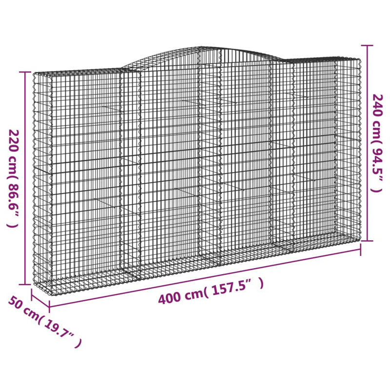 Roycroft 240cm H x 400cm W Galvanised Iron Fencing