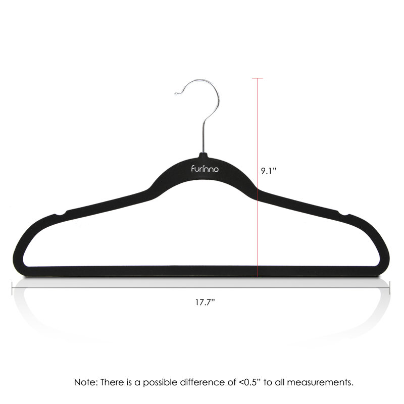 Cintre anti-dérapant velours Braswell