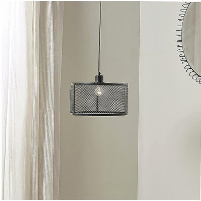 Metal mesh pendant light