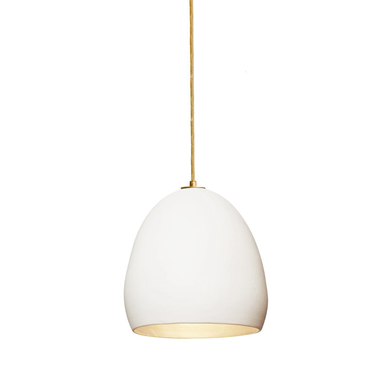 Clay 1 - Light Pendant, Matte Black, LED Bulb, Bronze