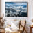 " Snow Mountain Peaks Canvas Print "-101456994