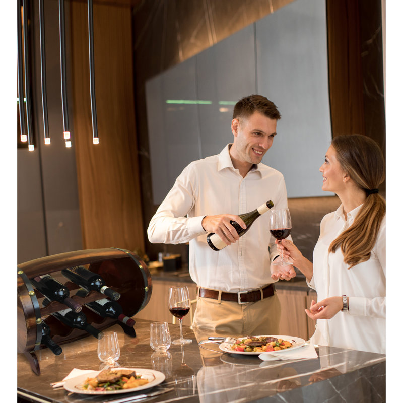 Support à vin de table pour 10 bouteilles