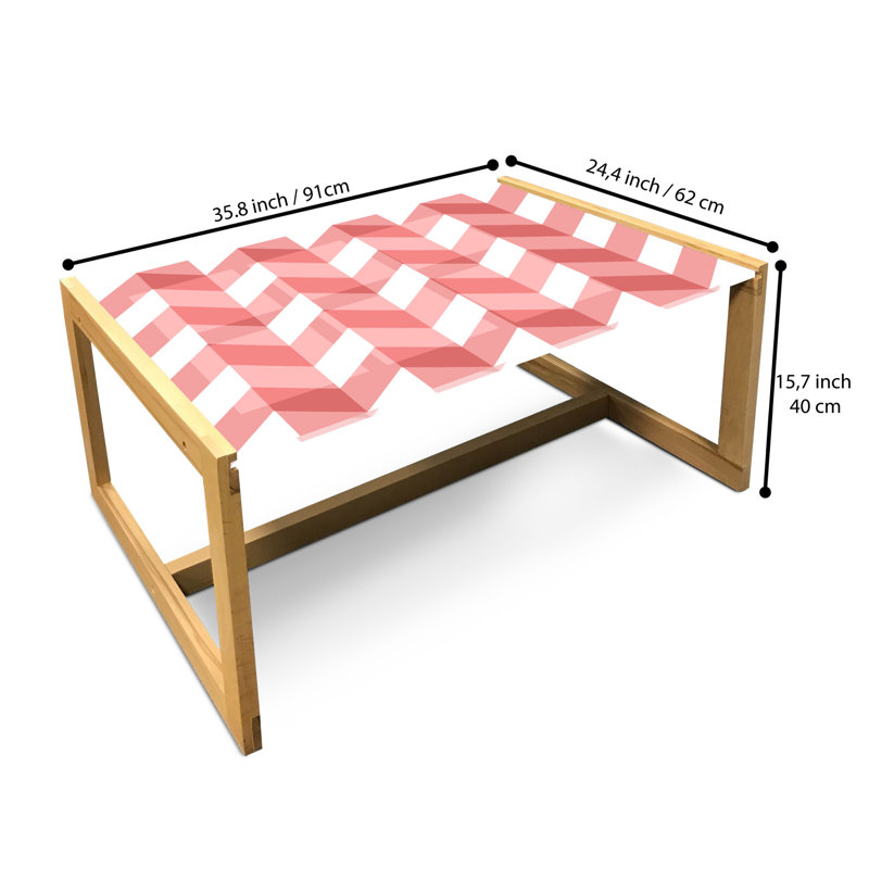 Jalicia Sled Coffee Table, 40cm H x 91cm W x 62cm D