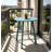 Modern Round Side Table, Small Accent End Table With 4 Angled Legs, Compact Coffee Table For Living Room, Bedroom, Balcony, Patio, Green-1127327030
