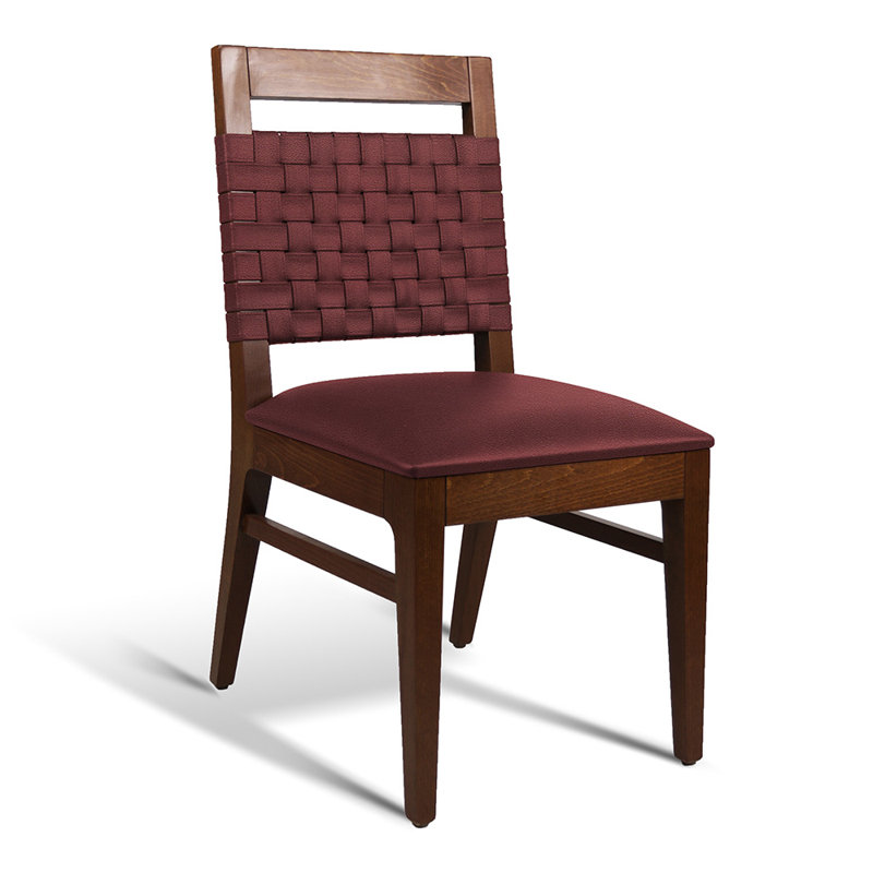 Drake Series Side Chair, Burgundy