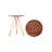 Hudson Solid Wood Top End Table-11795410-11795414