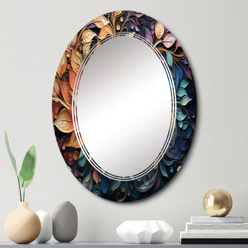 Montecello - Miroir mural indien, 30 po x 20 po