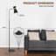 Arvell 156cm Arched Floor Lamp