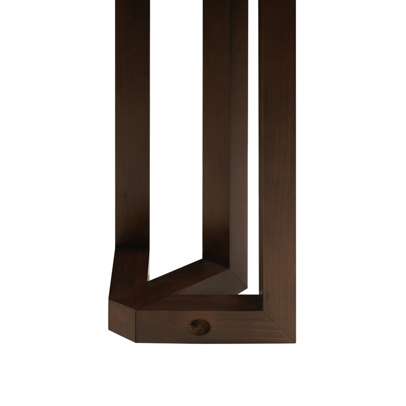Ensemble de 4 tables de bar avec 3 tabourets de bar rembourrés en polyuréthane, Marron foncé
