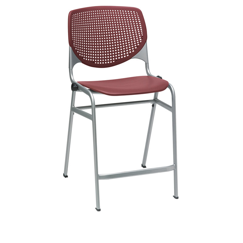 Kool 25" Bar Stool, Burgundy