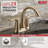 Lahara Centerset Bathroom Faucet with Drain Assembly, 2-handle Bathroom Sink Faucet-14622290