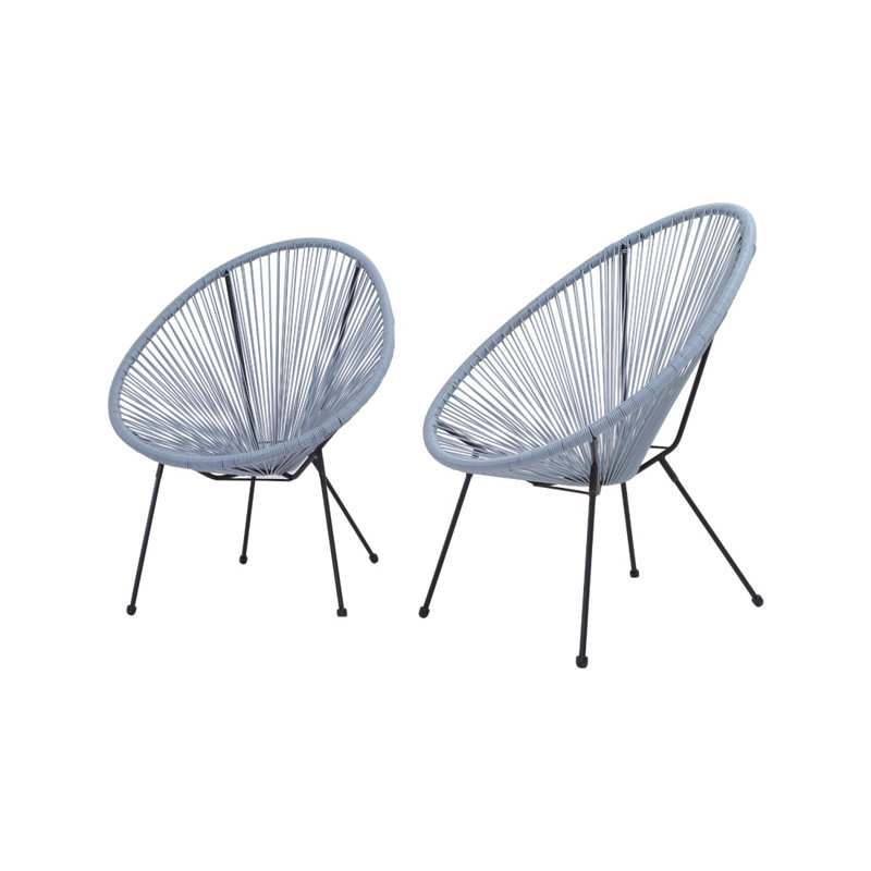 Chaise Acapulco (BLEU-GRIS)