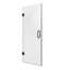 Porte de douche sans cadre l 28 po x H 72 po - verre trempé de 3/8 po (10 mm), balançoire simple articulée, installation réversible, finition noir mat