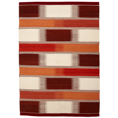 Tyrell Geometric Wool Hand Woven Area Rug