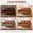 Aisha 69.7'' Faux Leather Sofa-123819560