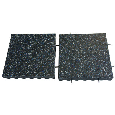 Eco-Safety 3'' Rubber Playground Tiles