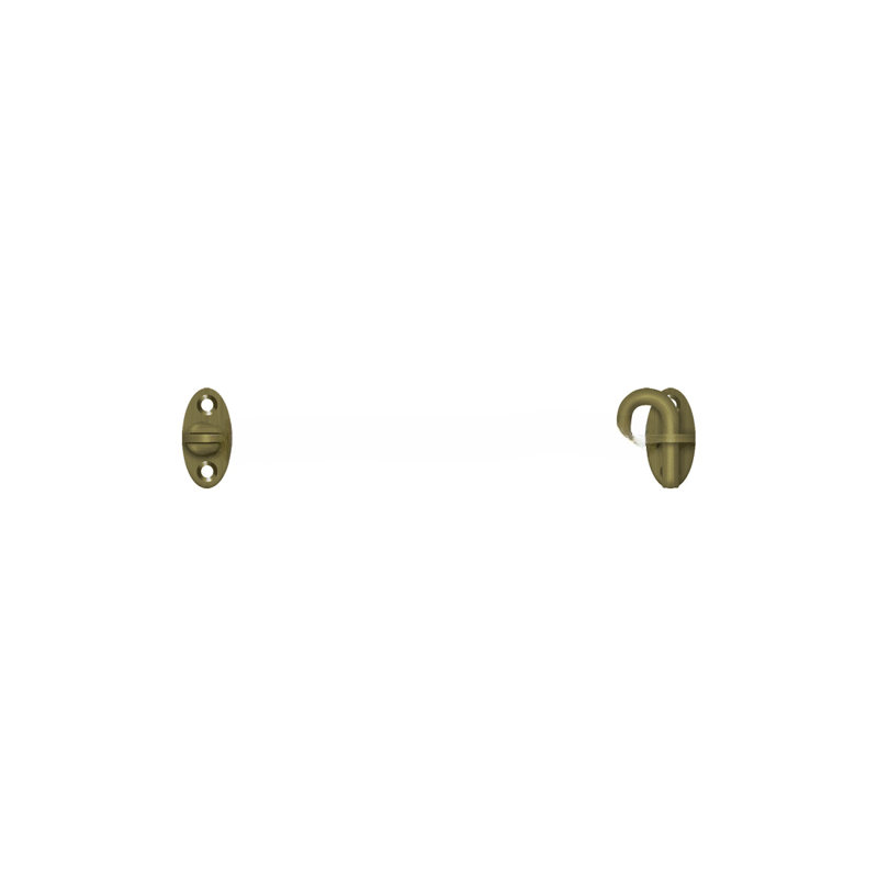 Cabin Swivel Hooks, Antique Brass