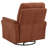 Beacon Rust Upholstered Power Swivel Recliner