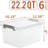 Plastic Storage Box with Latching Lid Clear (Set of 4)-1191350873