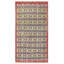 Pasha Wool Area Rug in Beige/Blue/Pink
