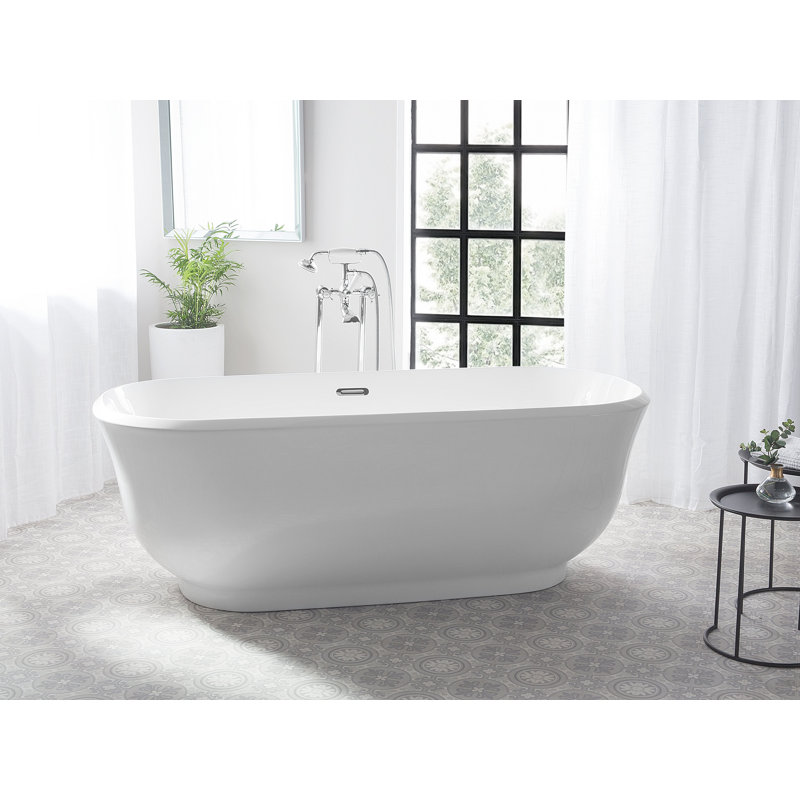 Jarrod 1700mm x 770mm Corner Soaking Acrylic Bathtub