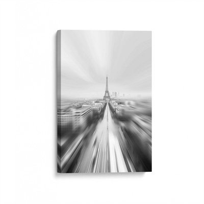 Impression sur toile Parisian Blur