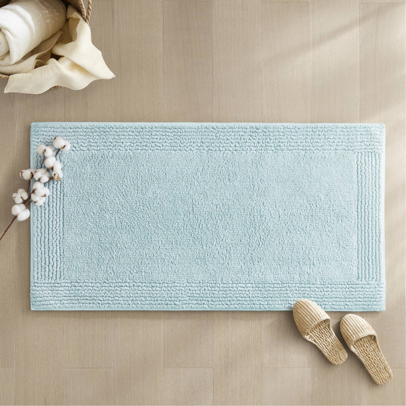 Tapis pour salle de bain réversible, tapis rectangulaire pour l'intérieur