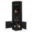 Armoire de bar 2 tablettes Black 8 - Contemporary Living Decor Cabinet,, Look