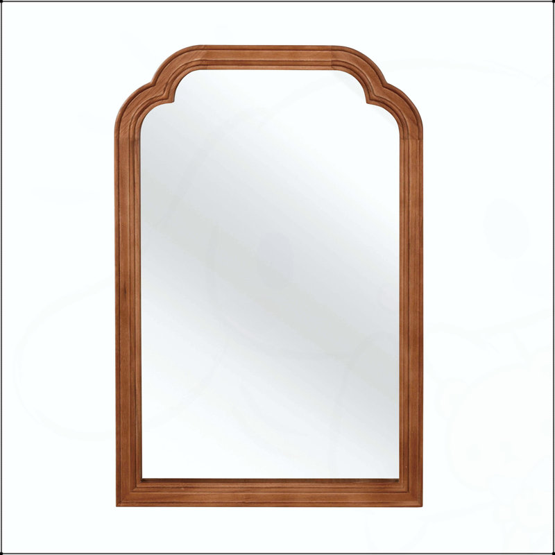 Miroir de coin 24 po x 36 po, Brun jaune, 36 po x 24 po