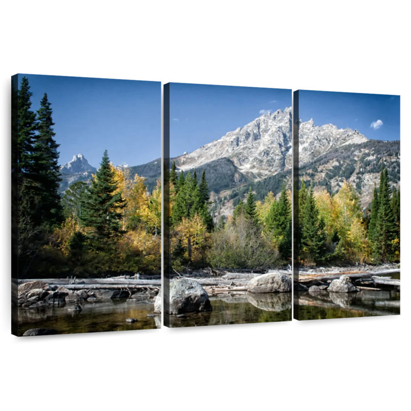 Alvord Teton Mountainscape, 48" H x 74" W