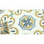 Monastery 8" x 8" Patterned Italian Porcelain Floor and Wall Tile-125361094