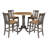 Doryan 4 - Person Solid Wood Solid Wood Top Pedestal Dining Set
