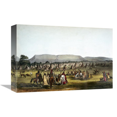" Encampment Of Piekann Indians Near Fort Mckenzie " by Thomas Lorraine Mckenney