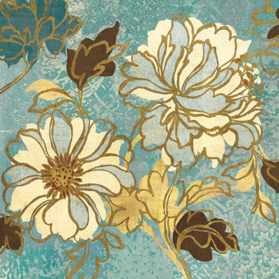 Sophias Flowers I 1 Piece Wrapped Canvas Painting