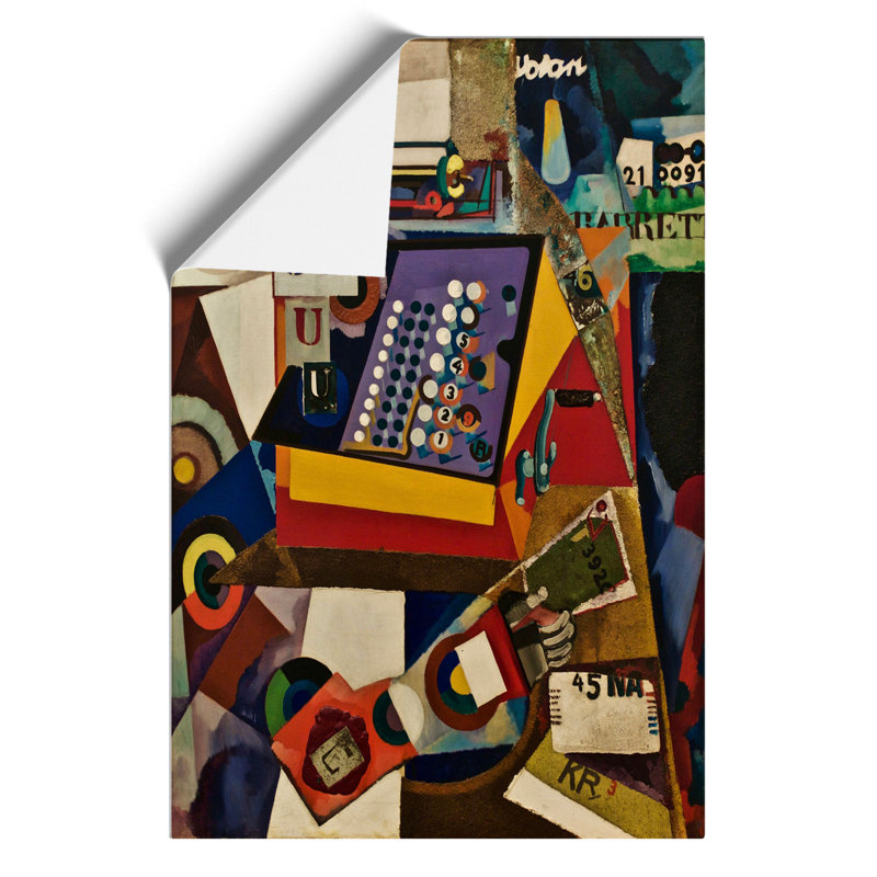 Composition Vol.3 by Amadeo De Souza-Cardoso - No Frame Painting, 30cm H x 21cm W x 0.1cm D
