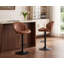 Agapito Upholstered Adjustable Height Counter Stool
